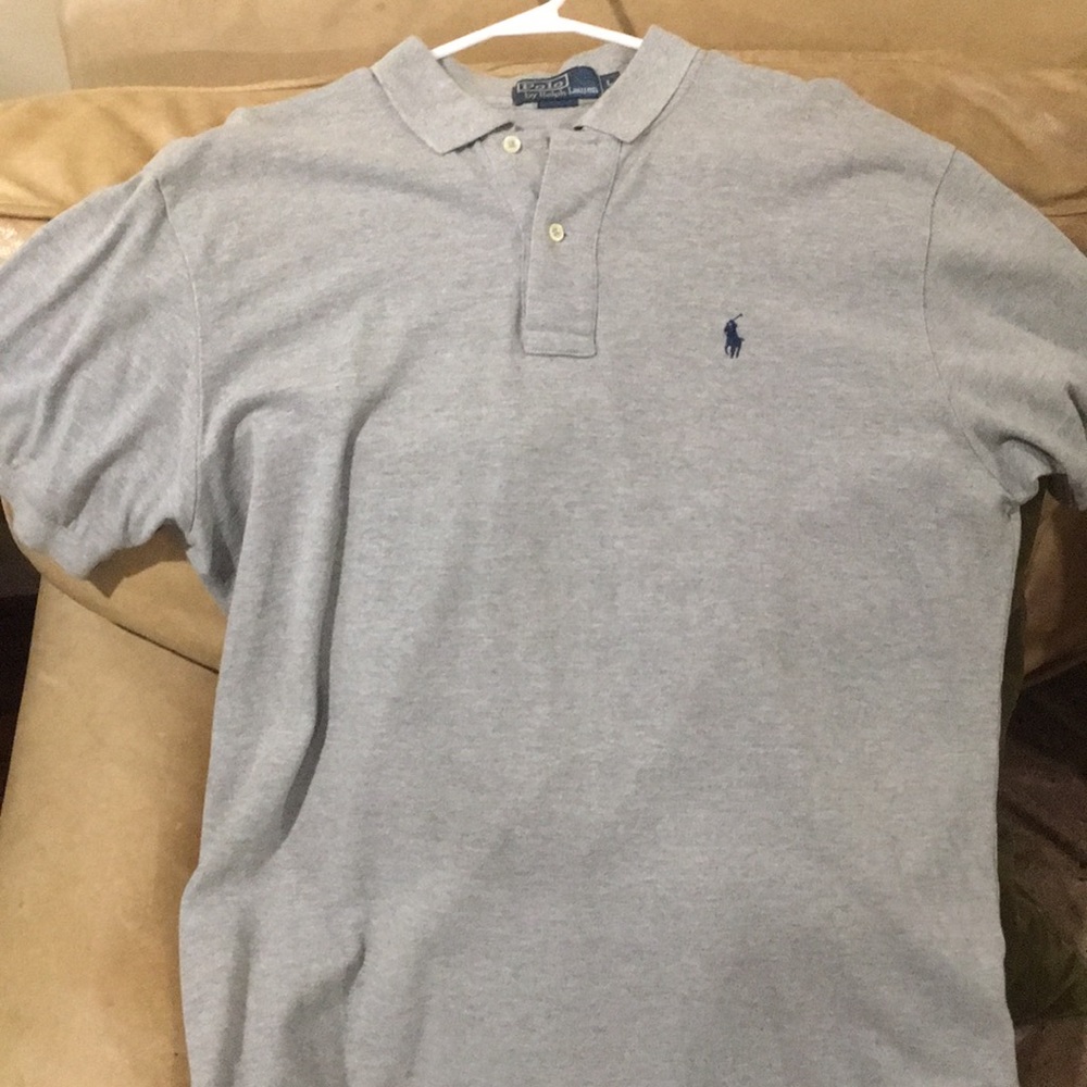 Grey Polo Collar